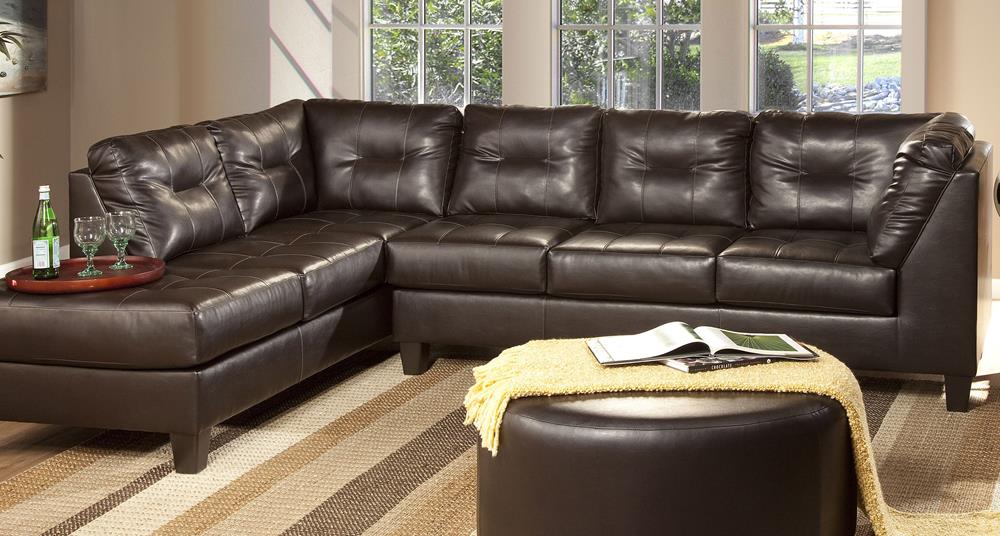 Serta 2500 Sectional Sanmarchocolate Curley S Furniture Store