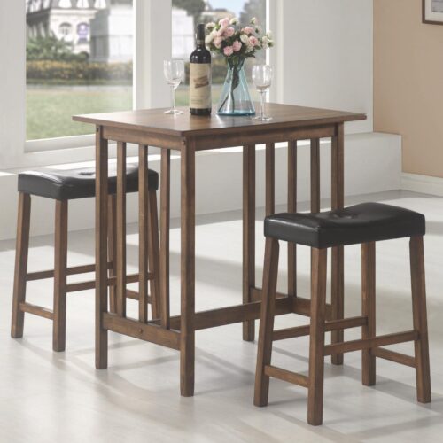 Coaster 107042 Coleman Rustic Wooden Finish Dinning Chair Curley s Furniture Store Des Moines Iowa