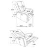 Raelynn Track Arm Recliner #603193 - Image 5