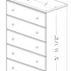 Perdue 5 Drawer Big Chester - Image 5