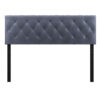 BAILEY DIAMOND TUFTED MID-RISE FAUX LEATHER HEADBOARD - Image 3