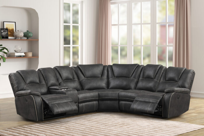 #U165 3pc. Power Sectional