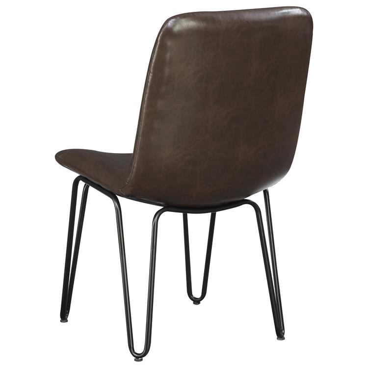 Coaster #130084 Chambler Brown Upholstered Dining Chair - Image 2