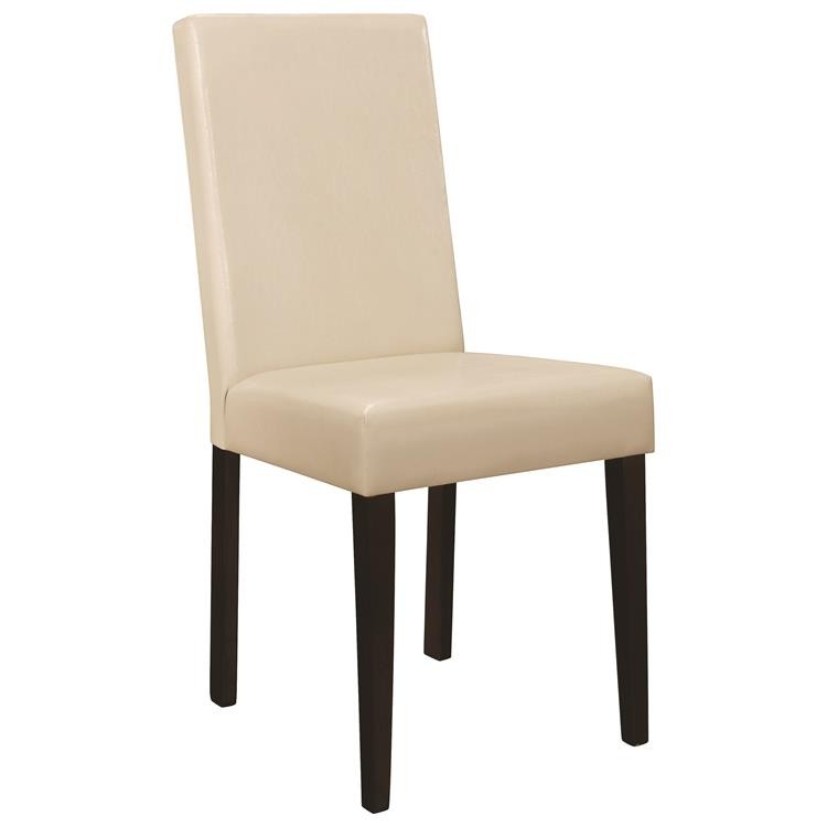 Coaster #102493 Creme Contemporary Upholstered Dining Chair