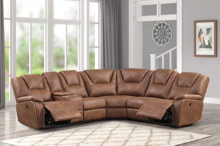 #U163 Power Motion Sectional