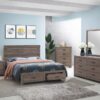 Brantford #207040 Storage Panel Bed Barrel Oak - Image 5