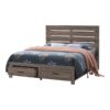 Brantford #207040 Storage Panel Bed Barrel Oak