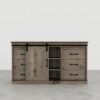 Perdue #60627 TV Media Console Weathered Gray Ash