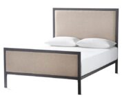 Clarke platform bed complete with 11” latex hybrid mattress! -2