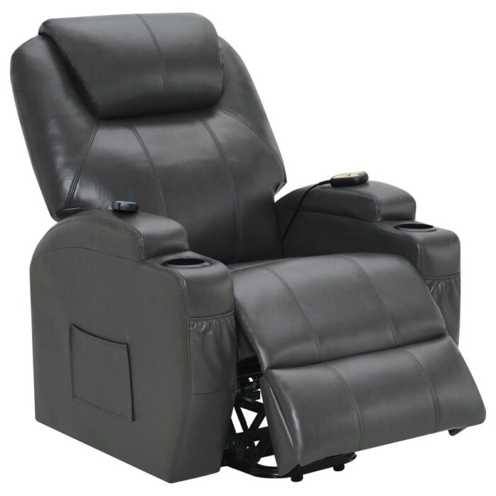 #600498P Sanger Power Lift Massage Recliner - Image 4