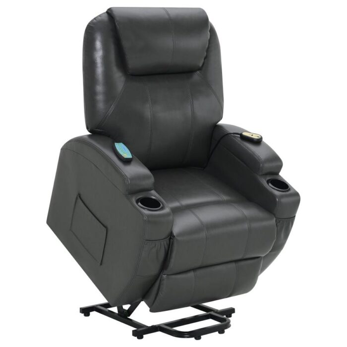 #600498P Sanger Power Lift Massage Recliner - Image 3