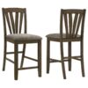 Canfield Counter Height Dining Side Chair Brown #109179