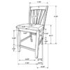 Canfield Counter Height Dining Side Chair Brown #109179 - Image 6