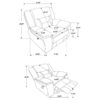 Greer Swivel Glider Recliner #651356 - Image 4