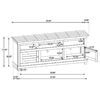 Payne 60-inch TV Stand # 710052 - Image 7