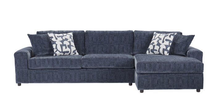 Hughes #14600 Sectional (Jackson Indigo)
