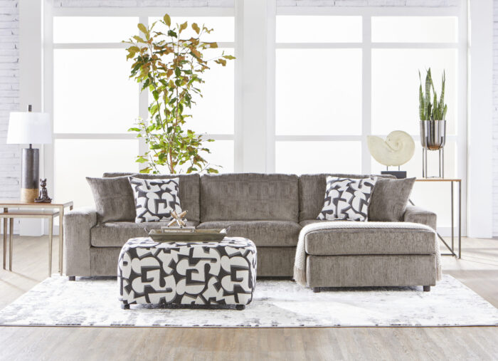 Hughes #14600 Sectional (Jackson Mushroom) - Image 4