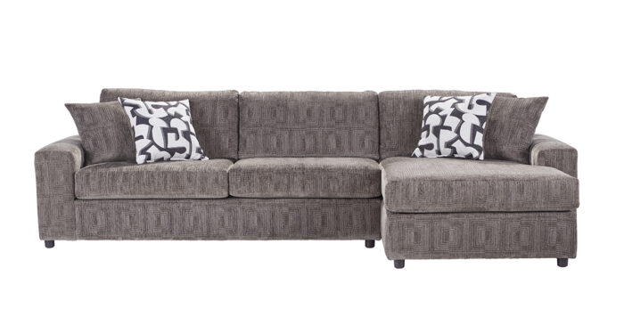Hughes #14600 Sectional (Jackson Mushroom)
