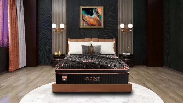 Copper Hybrid Plush Eurotop by Spring Air - Image 2